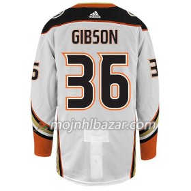 Dresovi Anaheim Ducks JOHN GIBSON 36 Adidas Bijela Authentic - Muške